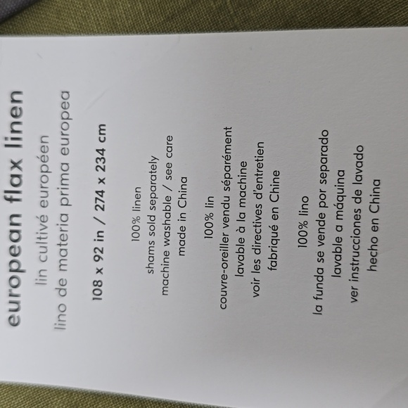 ❤️BUY 2 GET 1 FREE West Elm European Flax Linen Duvet,Cedar - Picture 9 of 10